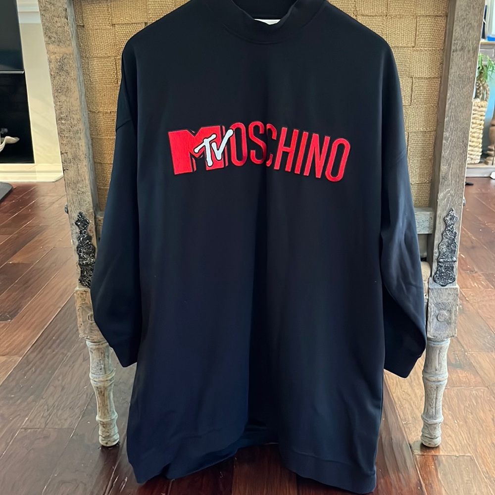 COPY - H&M Moschino oversize sweatshirt style dress size XS